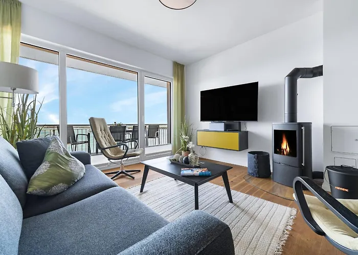 Ocean View- 2 Og, Balkon, Ostseeblick, Kamin *